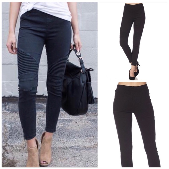 New Mix Pants - HOST PICK • NEW MIX stretchy moto leggings
